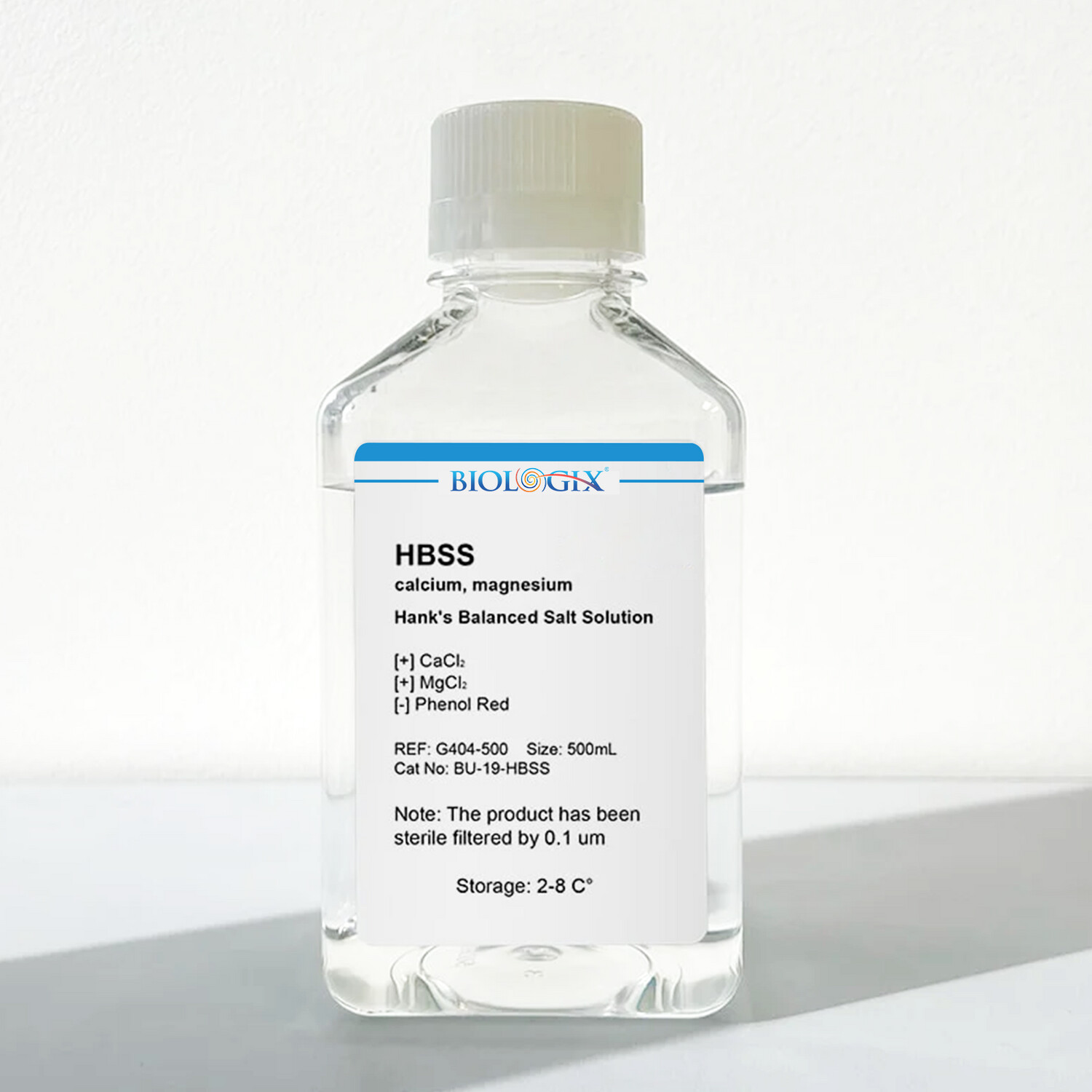 Hanks’ Balanced Salt Solution (HBSS) with Calcium & Magnesium, 500 ML