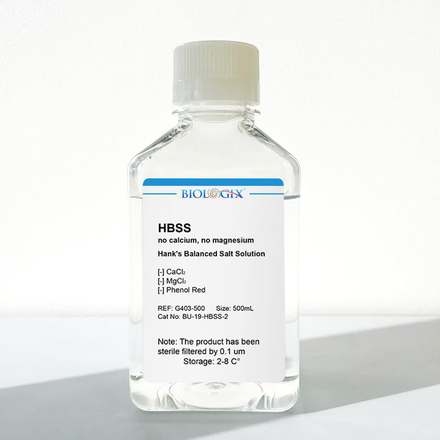 Hanks’ Balanced Salt Solution (HBSS), No Calcium & Magnesium, 500 ML