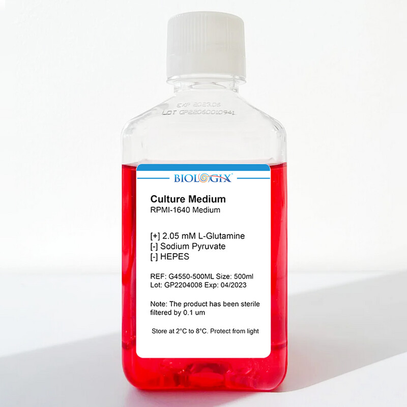 RPMI1640 with HEPES Cell Culture Medium, 500 ML