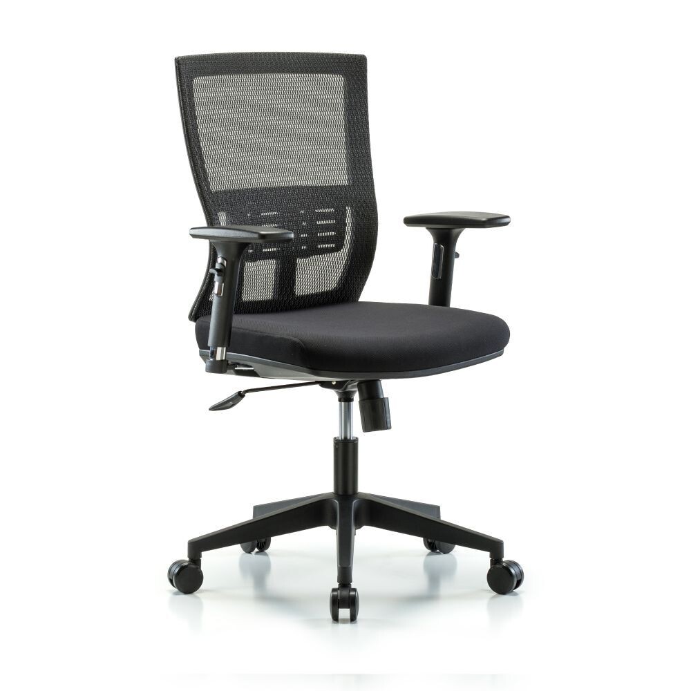 Modern Oxford Mesh Back Chair with 3D Adjustable Arms & Casters