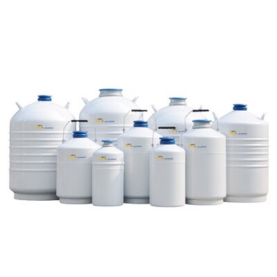 CryoKING® Liquid Nitrogen Tank - 31.5 L/35.5 L, Including 6 Square Racks
