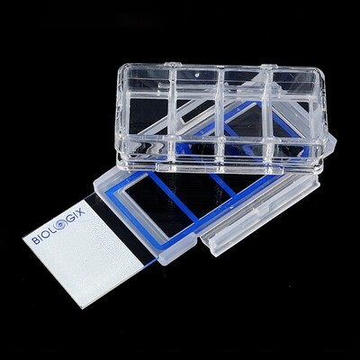 Biologix Cell Culture Slides-1/2/4/8 Wells, 6/Pack, 12/Case