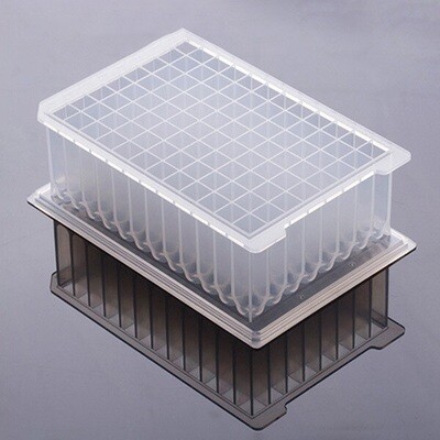 Biologix Deep Well Plates-2.2mL (Square Wells), U Bottom, Profile Concave, 24/Pack, 96/Case