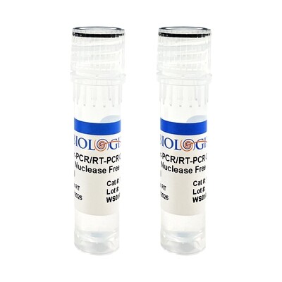 Ultra Pure Water, Molecular Biology Grade, DNase, RNAse, Protease, Endotoxins (Pyrogen) Free, PCR/RT-PCR Certified, Nuclease-Free Water, 25 x 1.8 ml/Pack, 30 Pack/Case
