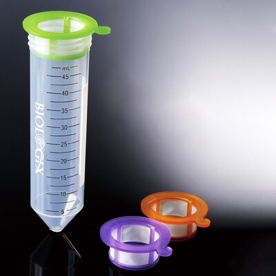 Biologix Cell Strainers Combo-Cell Strainers (Individual Package, 500 Pcs) & Centrifuge Tubes (50ml, Plug Seal, 500 Pcs)