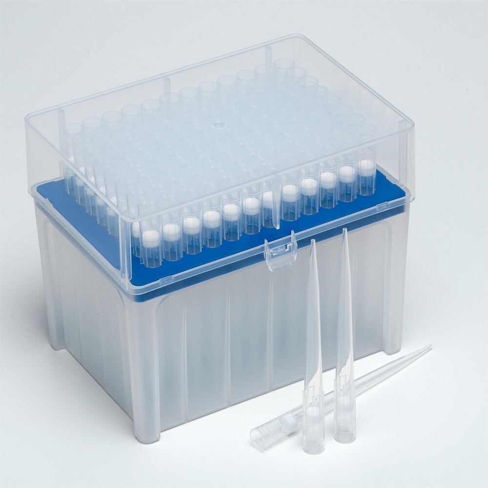 Filter Pipette Tips-1,000uL Extra-Long, Low Retention (50 Racks/Case)