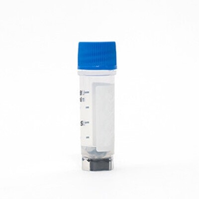 CryoKING® Cryogenic Vials-1.0ml Clear Tube Self-Standing  with  Bottom Barcode, 25/Bag, 500/Pack, 1000/Case