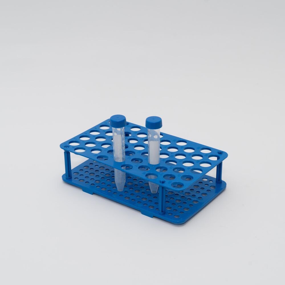 Biologix Centrifuge Tube Rack (50-Well, Blue), 1/Bag, 20 Bags/Case