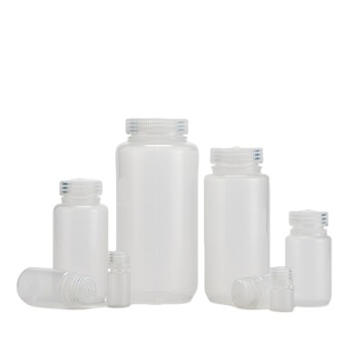 Biologix 30ml PP reagent bottles, Clear color, Autoclavable, 100/Bag, 10 Bags/Case