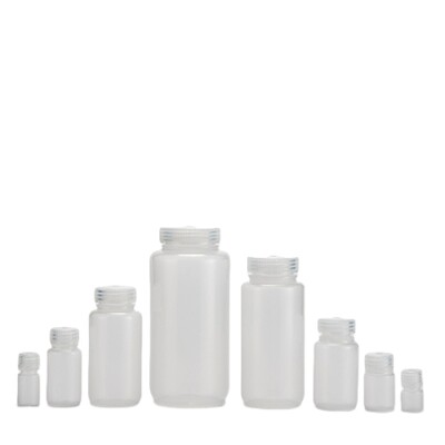 Biologix 250ml PP Wide-Mouth Bottles, Sterile, Clear, Autoclavable