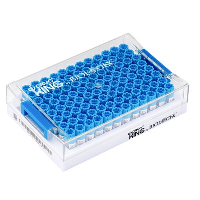 Biologix® SBS Standard Cryogenic Vials External Thread 0.4 ml, 96-Well, 10 Bags/Pack,2 Packs/Case