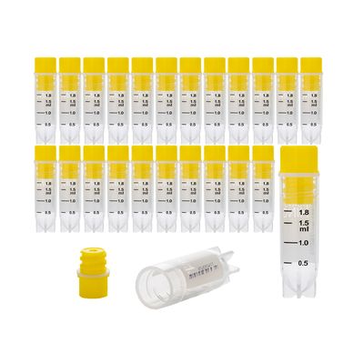 Cryogenic Vials with Side Bardcodes-2.0 ml Internal Thread, 25/Bag, 1000/Case