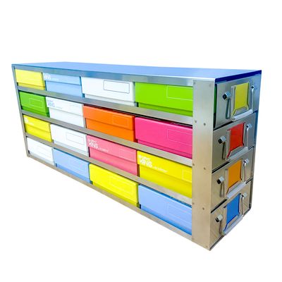 CryoKING® Side Access Drawer Freezer Racks (16 Boxes) 1 Piece/Case