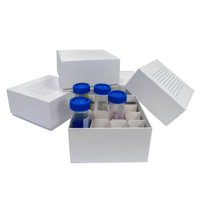 CryoKING® 16/36-Well Cardboard Freezer Boxes, White, 5/Pack, 100/Case