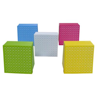CryoKING® ID-Color™ 2in Cardboard Freezer Boxes (100-well), 5/Pack, 20/Case