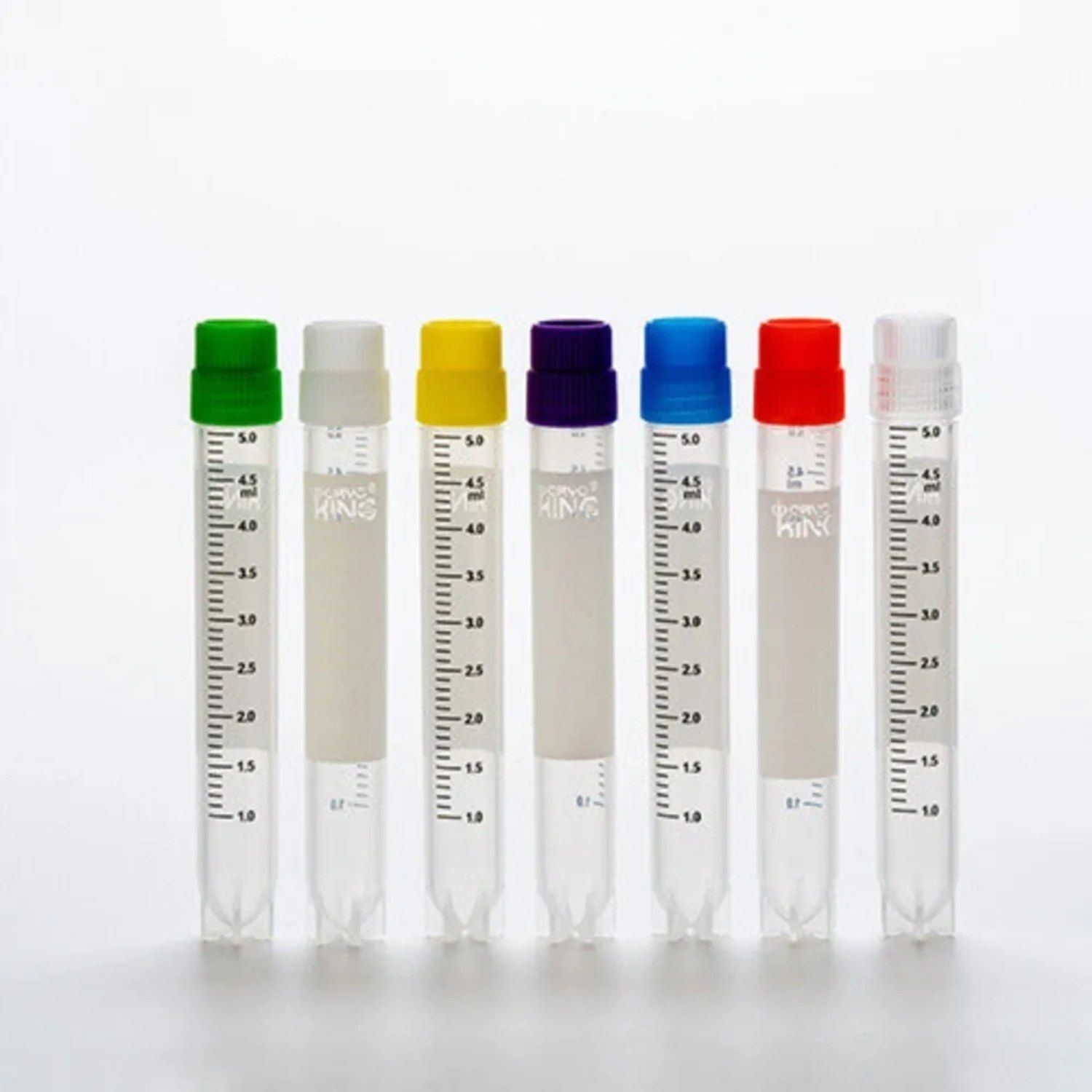 CryoKING® Cryogenic Vials-5.0ml (External Thread, Non-Barcoded) 25/Bag, 500/Pack, 1000/Case
