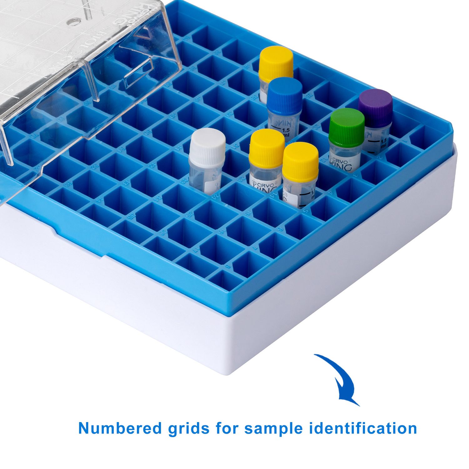 81-Well PC Cryogenic Boxes | CryoKING®