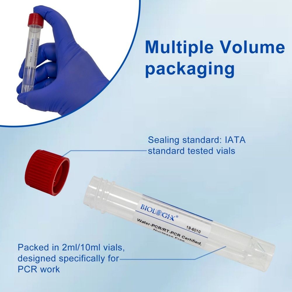 10ml PCR/RT-PCR PCR Grade Water | Biologix®