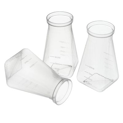 PP Drosophila Bottles, 6oz (177ml), Square Bottom, Bulk/Tray Package, 200 Pcs/Case