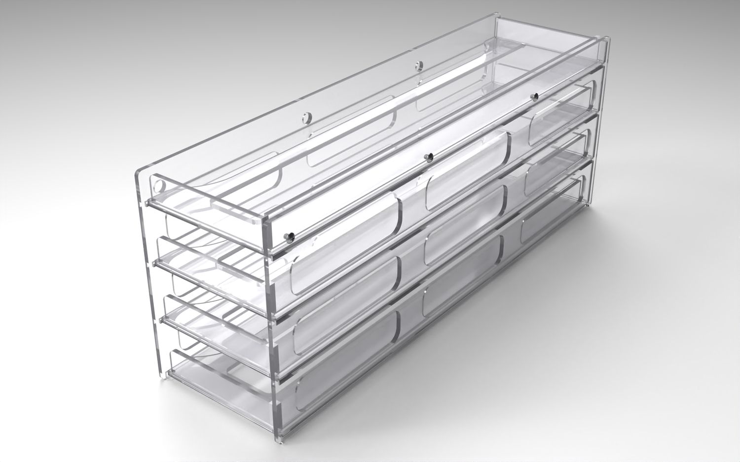 ChillView® 4x4 Clear Polymer Freezer Rack
