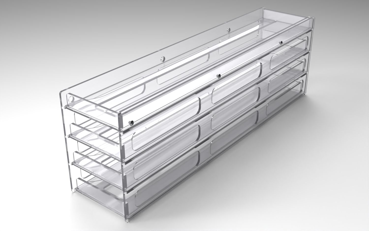 ChillView® 4x5 Clear Polymer Freezer Rack