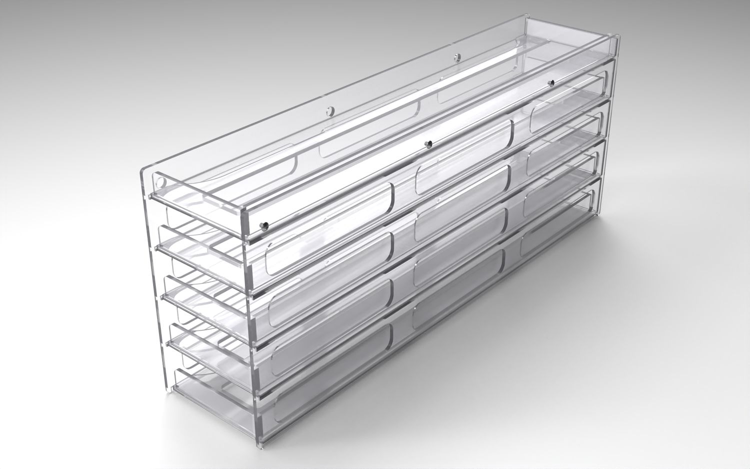 ChillView® 5x5 Clear Polymer Freezer Rack