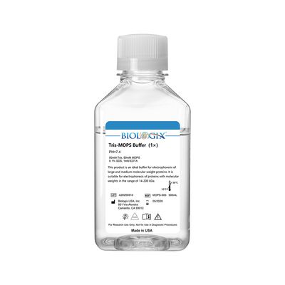 Biologix® TRIS-MOPS Buffer (1×), PH7.4, 500mL/Bottle, 10 Bottles/Case