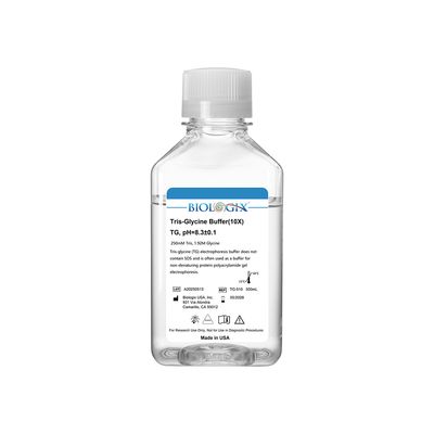 Biologix® TG (Tris-glycine) buffer (10×), PH8.3, 500mL/ Bottle, 10 Bottles/Case
