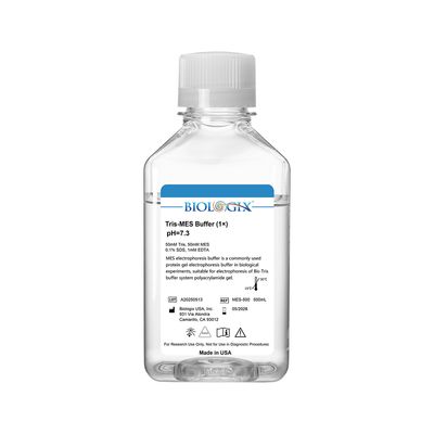 Biologix® TRIS-MES Buffer(1×), PH7.3, 500mL/Bottle, 10 Bottles/Case