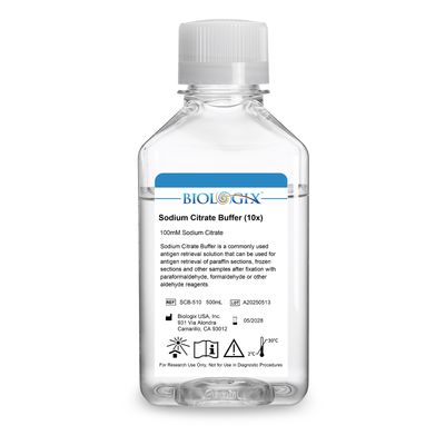 Biologix® Sodium Citrate Buffer (10X), PH6.0, 500mL/ Bottle, 10 Bottles/Case