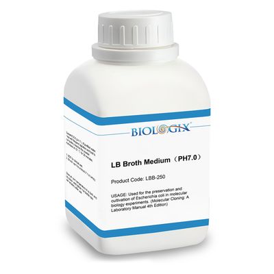 Biologix® LB Broth, Dry Powder, pH 7.0, 250g/bottle, 10 bottles/Case