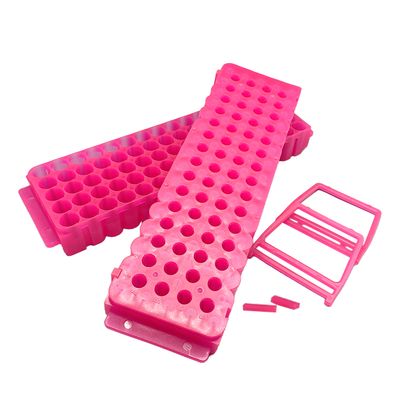 Biologix®  Multi-Functional Microtube Rack, electric pink, 1 Set/Bag, 20 Bags/Box