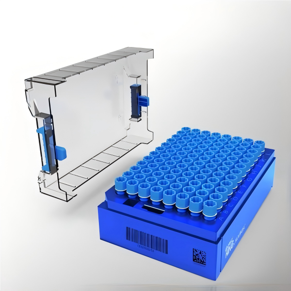 CryoKING® SBS Format Cryogenic Racks, 96-well,square, 300μl &amp;500μl	White, 10 Pcs/Pack, 2 Packs/Case, 20 Pcs/Case