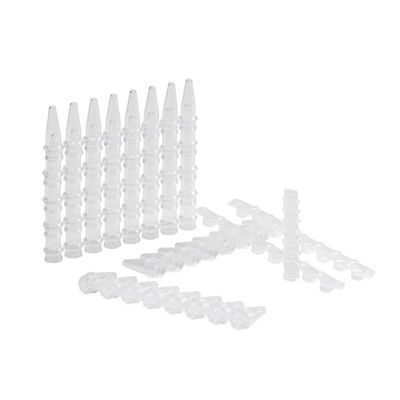 0.2ml-8-Strip PCR Tubes with Caps, Clear, 125/Pack, 1250/Case