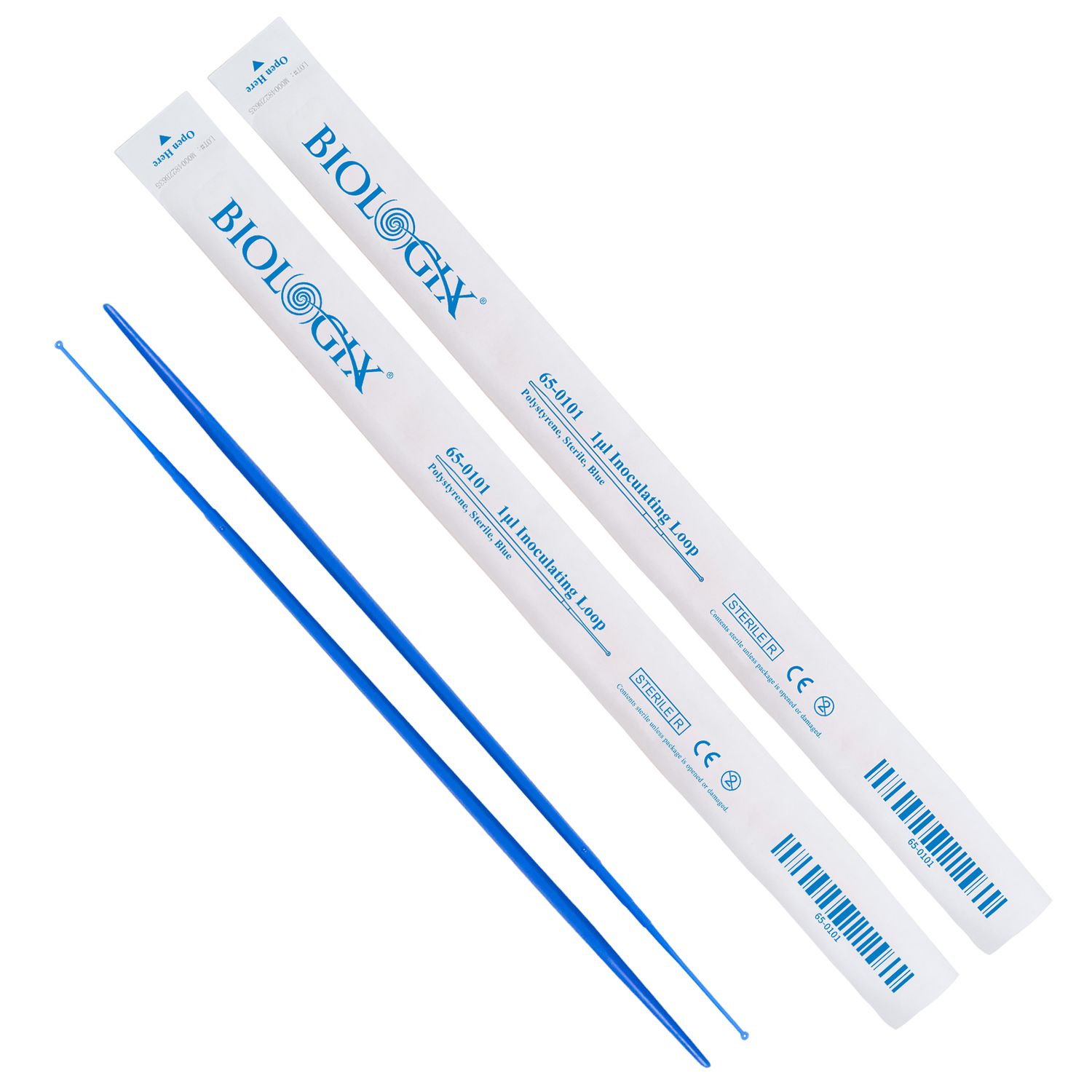 Biologix® Inoculating Loops, 1μl/10μl, Individually Wrapped, Case of 1000