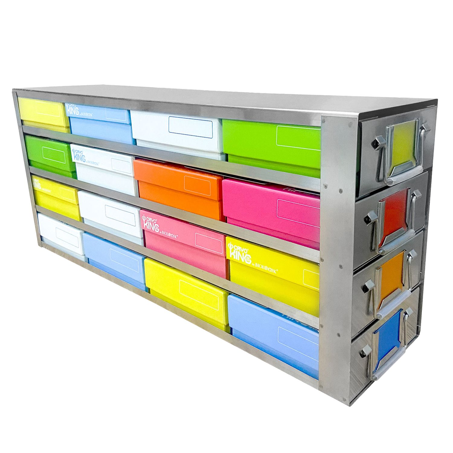 CryoKING® Side Access Drawer Freezer Racks (16 Boxes) 1 Piece/Case