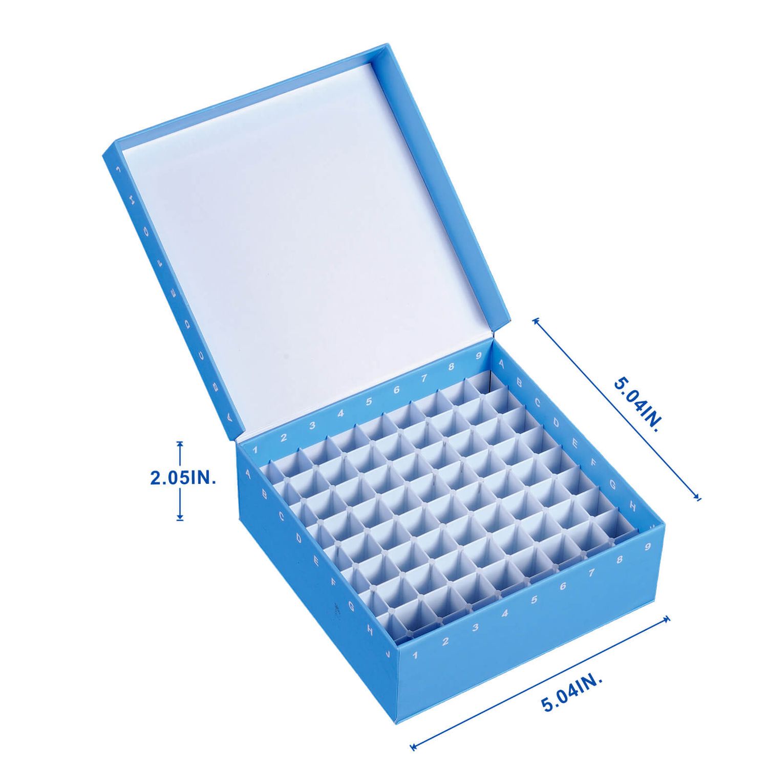 2In 81-Well ID-Color™ Cardboard Freezer Boxes | CryoKING®