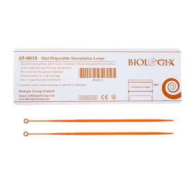 Biologix® Inoculating Loops, 1μl/10μl, 25 Pcs/Bag, 40 Bags/Case