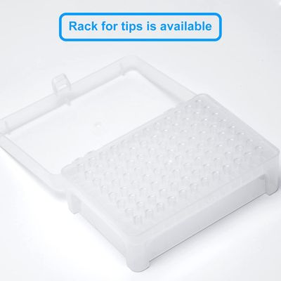 Filter Pipette Tips-10uL, 96 Pieces/Rack, 100 Racks/Case