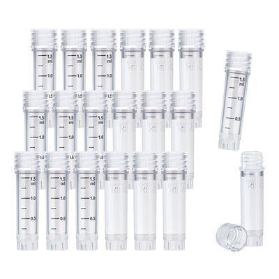 CryoKING® 1.5ml Cryogenic Vials, Self-Standing, 25/Bag, 500/Pack, 1000/Case