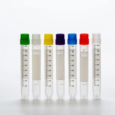 CryoKING® Cryogenic Vials-5.0ml (External Thread, Non-Barcoded) 25/Bag, 500/Pack, 1000/Case