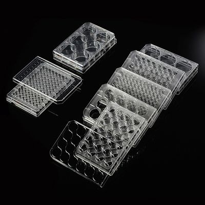 Cell Culture Plate, 6/ 12/48/ 96 wells, PS, Flat-Bottom, 1/Pack, 50/Case