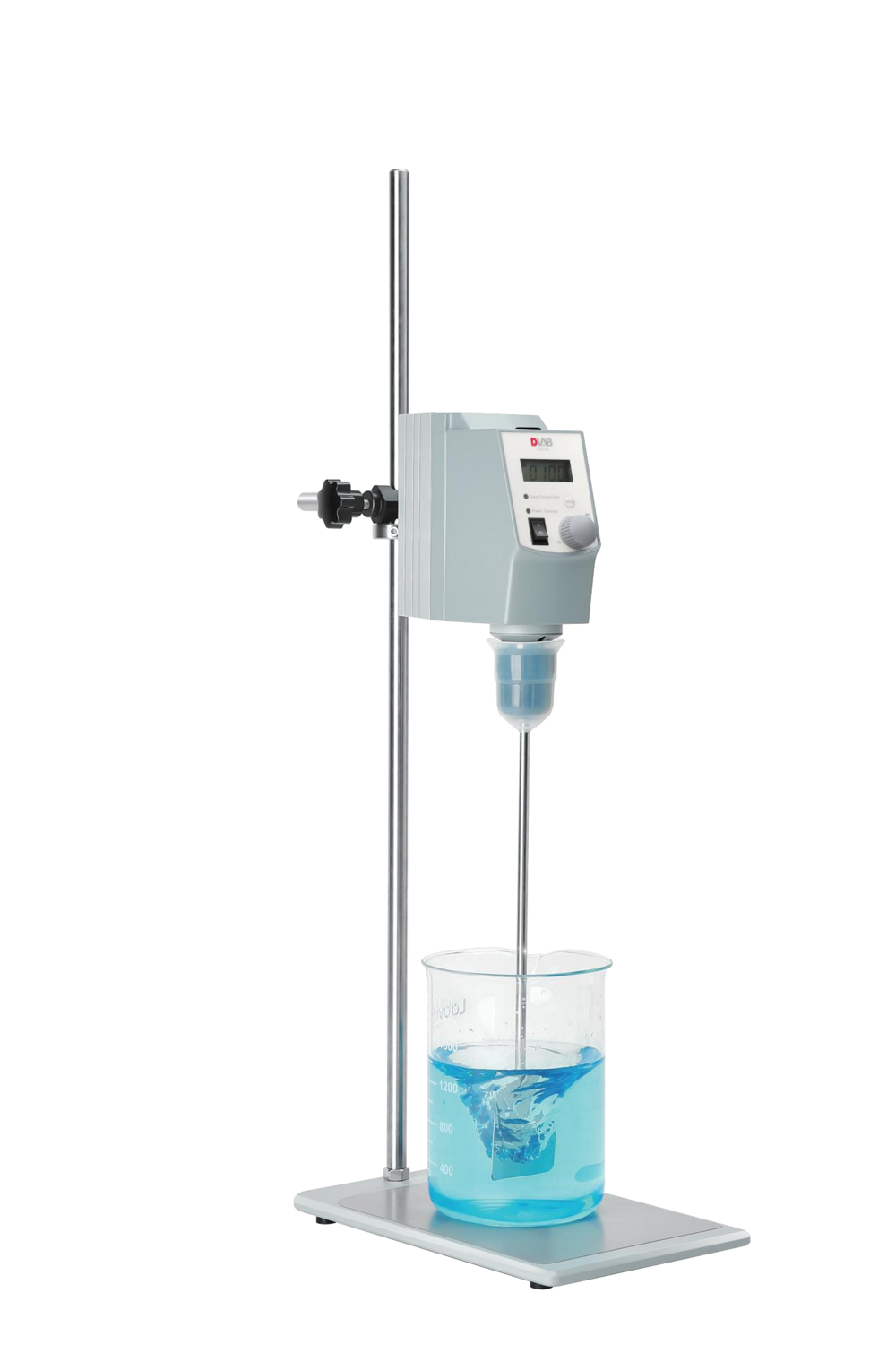 LCD Digital Enhanced Overhead Stirrer with Timer, Max stirring quantity 70L