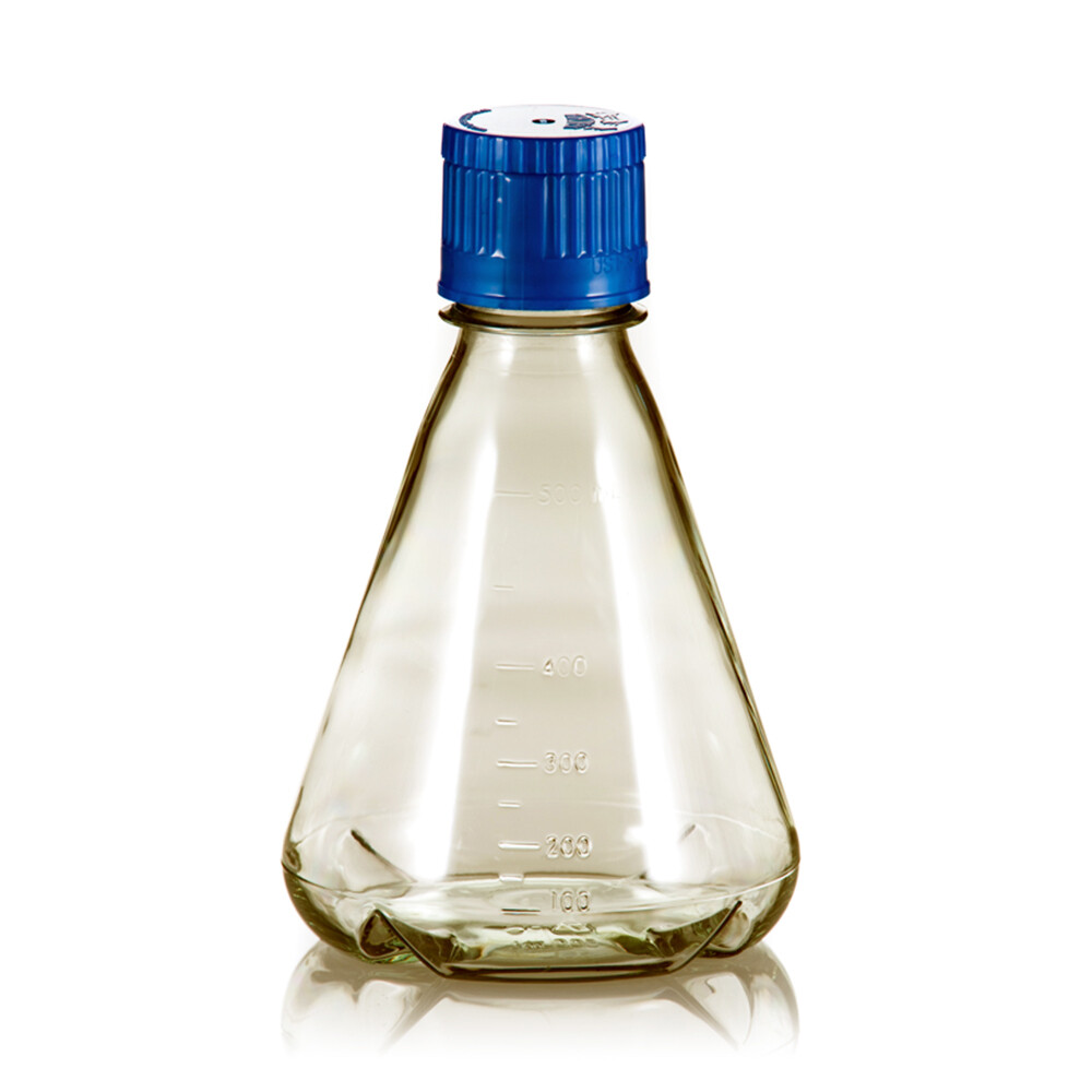 500ml Autoclavable PC Erlenmeyer Culture Flask