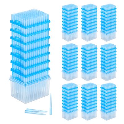 Biologix® 1000μl Refill Pipette Tips, universal fit tips, refill pack, sterile, 96 Tips/Rack, 8 Racks/Unit, 10 Units/Case