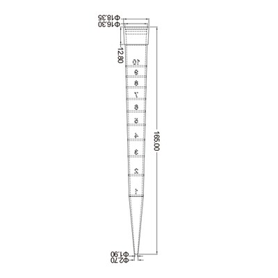 Microchemical Disposable Liquid Pipettor Tips 10mL