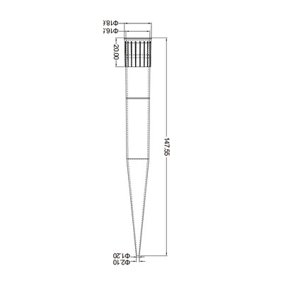Laboratory Universal Plastic Liquid Pipette Pipettor Tips
