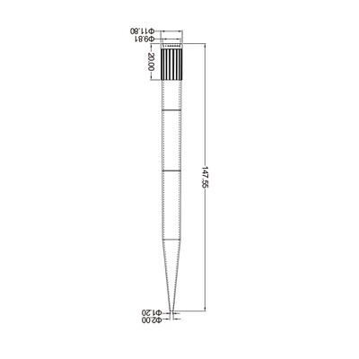 5000uL Universal Laboratory Pipette Tips