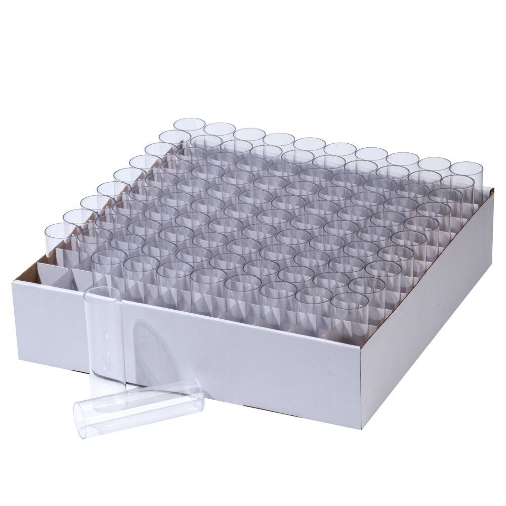 Biologix Drosophila Vials, K-Resin, Bulk/Tray Package, 500 Pcs/Case
