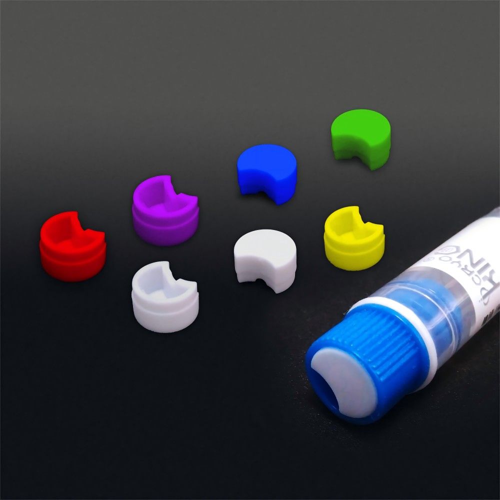 CryoKing® Cryogenic Vial Closure Color Coders, Assorted Color